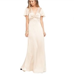 Show Me Your Mumu Size XL Gold Rome Twist Gown NWOT